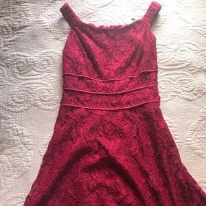 Maroon/red dress